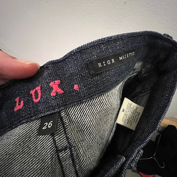 Dark Flare Wide Leg Jeans - Picture 3 of 6